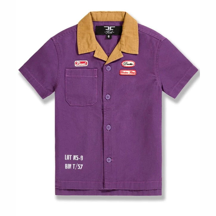BOYS LOCAL ART DEALER CAMP SHIRT by Jordan Craig