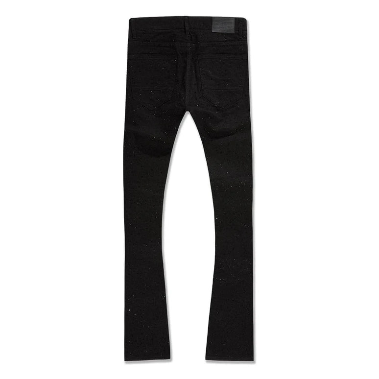 JORDAN CRAIG STACKED & CRYSTAL JEANS