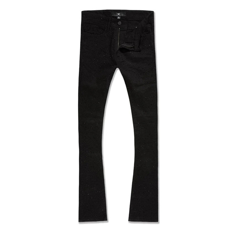 JORDAN CRAIG STACKED & CRYSTAL JEANS