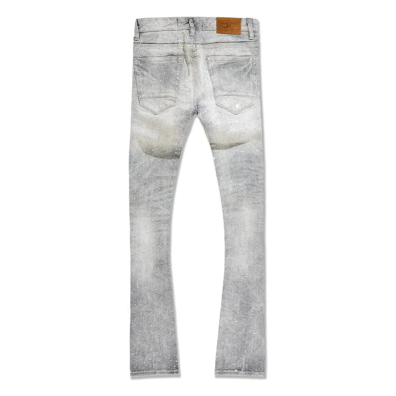 JORDAN CRAIG STACKED & CRYSTAL JEANS by Jordan Craig