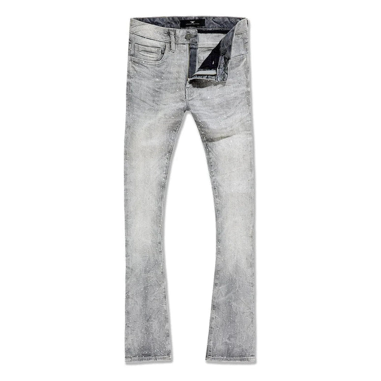 JORDAN CRAIG STACKED & CRYSTAL JEANS