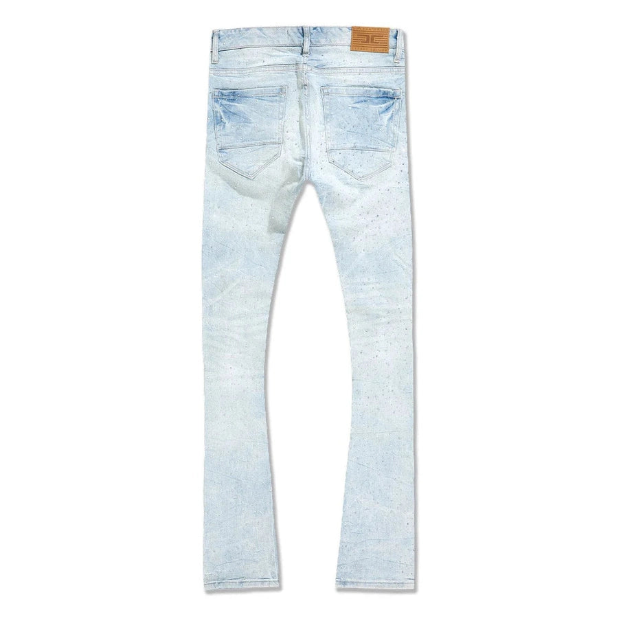 JORDAN CRAIG STACKED & CRYSTAL JEANS