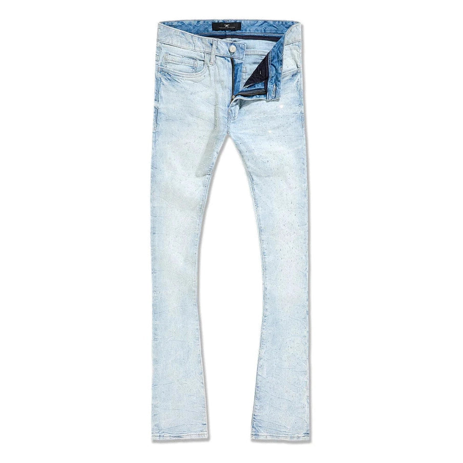 JORDAN CRAIG STACKED & CRYSTAL JEANS by Jordan Craig