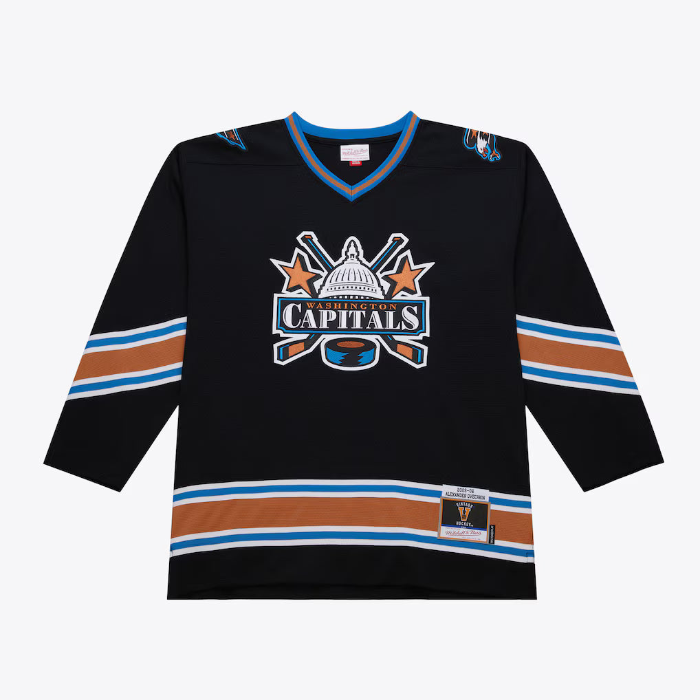 MITCHELL AND NESS NHL POWER PLAY ROOKIE WASHINGTON CAPITALS 2005 ALEXANDER OVECHKIN JERSEY by Mitchell and Ness