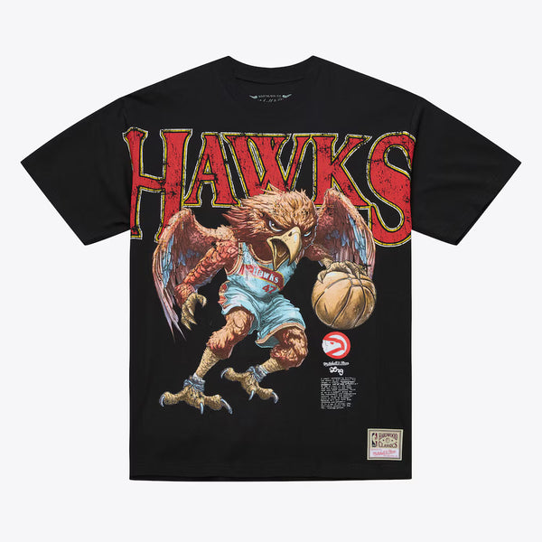 NBA X LRG WILD ART TEE ATLANTA HAWKS by Mitchell and Ness