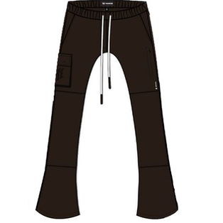 MAKOBI BIG AND TALL ADORNI NYLON STACKED PANTS by Makobi