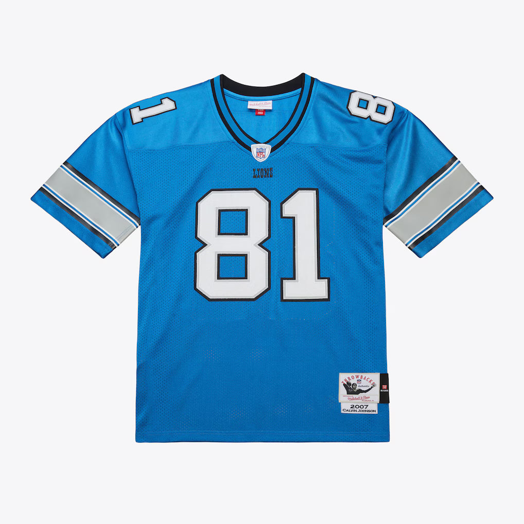 Mitchell and Ness Calvin Johnson Detroit Lions 2007 Jersey