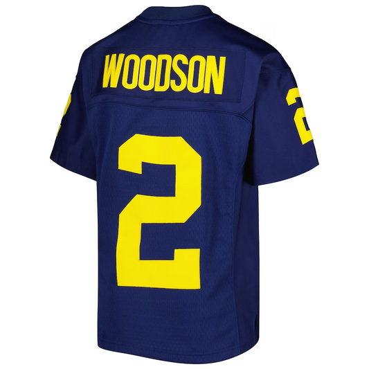 MITCHELL AND NESS MICHIGAN WOLVERINES 1997 CHARLES WOODSON JERSEY by Mitchell and Ness