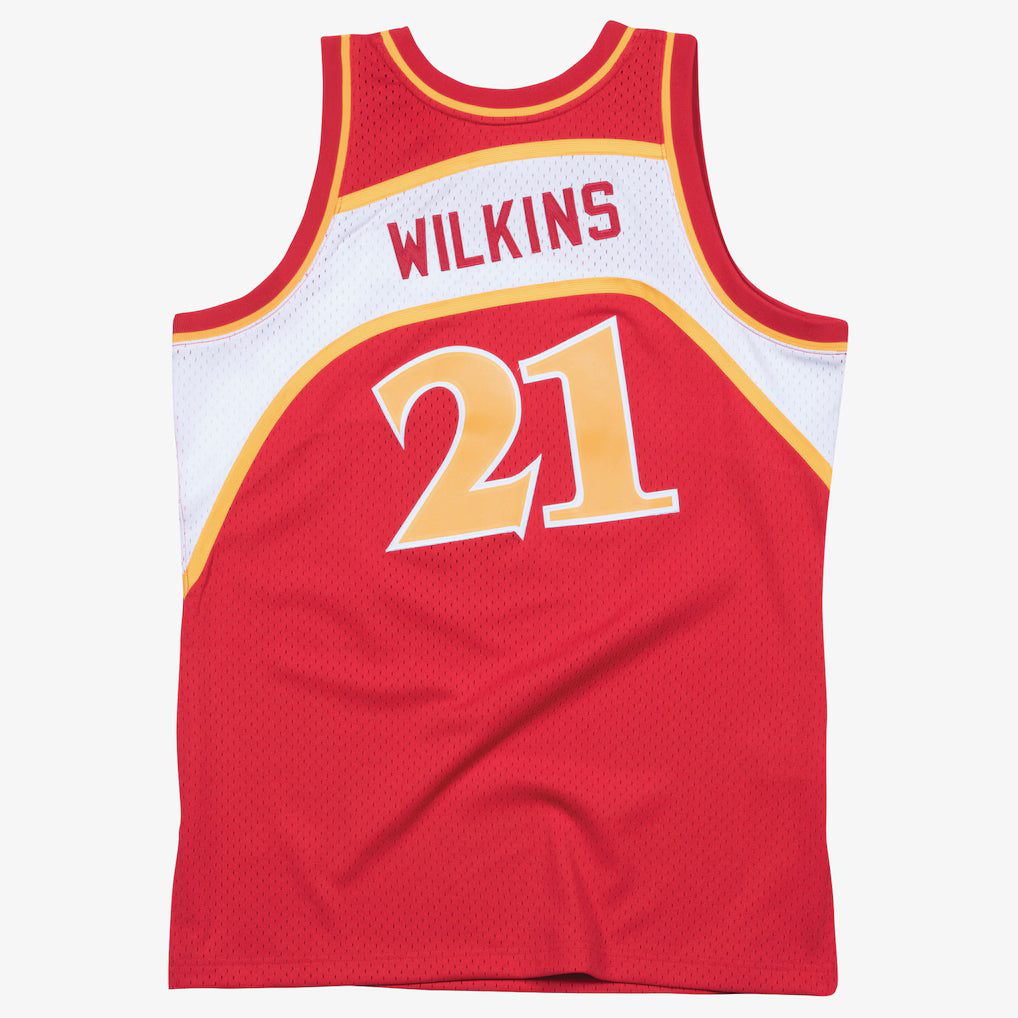 NBA SWINGMAN ROAD JERSEY ATLANTA HAWKS 1986 DOMINIQUE WILKINS by Mitchell and Ness