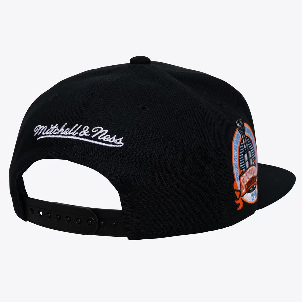 MITCHELL & NESS EDMONTON OILERS TOP SPOT VINTAGE SNAPBACK HAT by Mitchell and Ness
