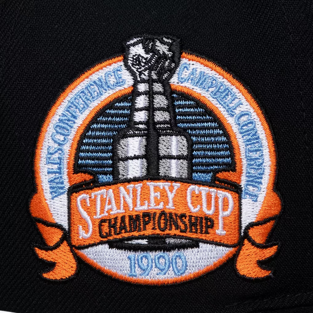 MITCHELL & NESS EDMONTON OILERS TOP SPOT VINTAGE SNAPBACK HAT by Mitchell and Ness