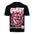 G WEST RHINESTONE PAIN & PEACE TEE by G-WEST