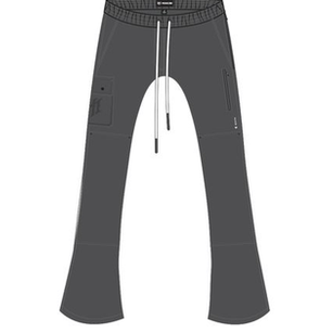MAKOBI BIG AND TALL ADORNI NYLON STACKED PANTS by Makobi