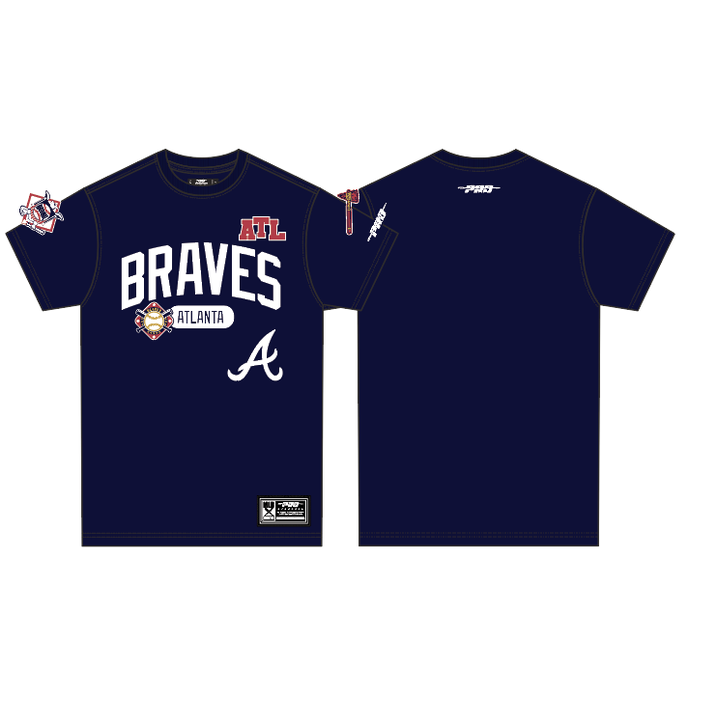 BRAVES LETTERMAN SJ TEE by Pro Standard