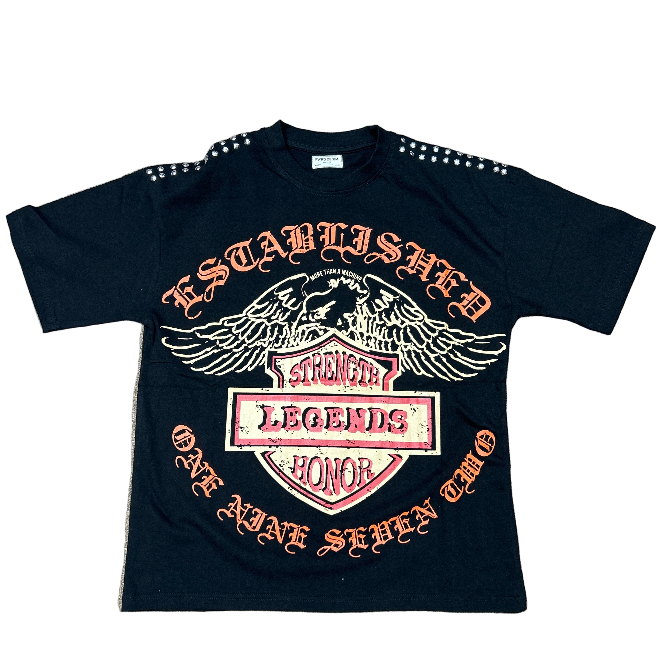 FWRD ESTABLISHED STUDDED TEE