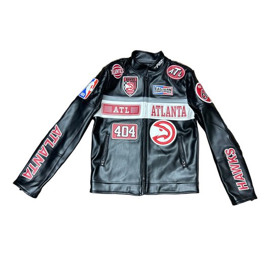 PRO STANDARD HAWKS MOTO JACKET by Pro Standard