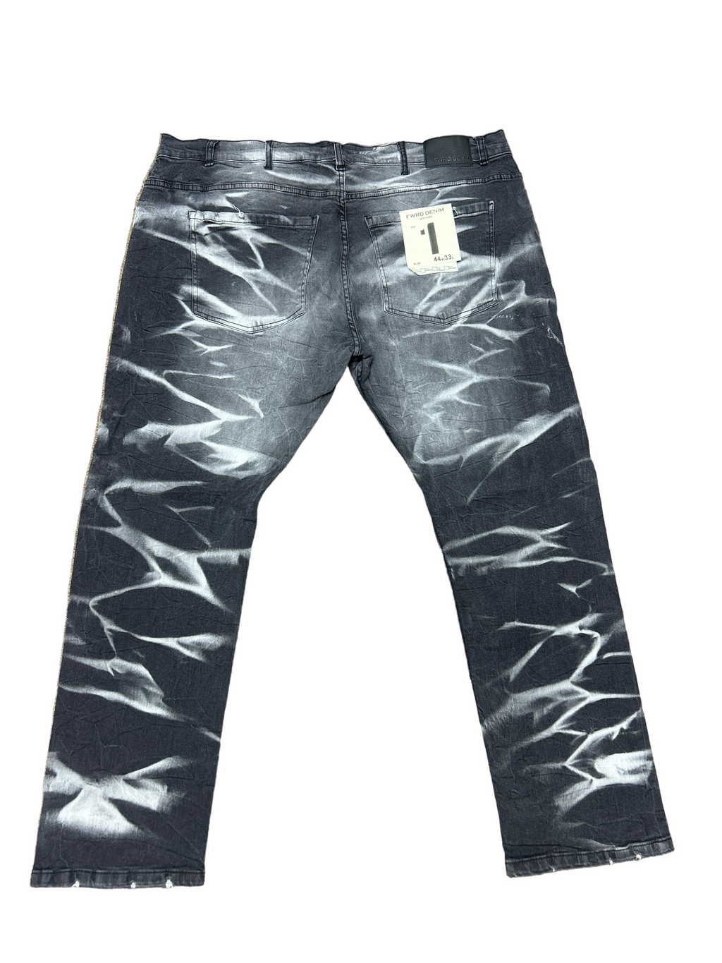 FWRD CRYSTAL CROSS DENIM