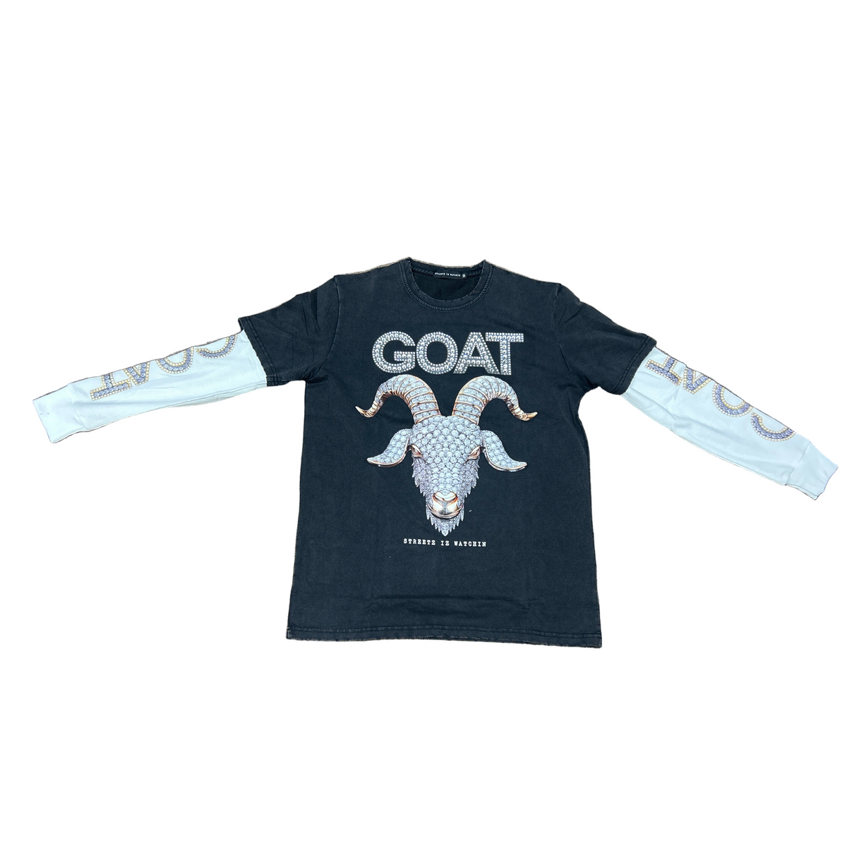 STREETZ IZ WATCHIN GOAT PENDANT SHIRT by Streetz Iz Watchin