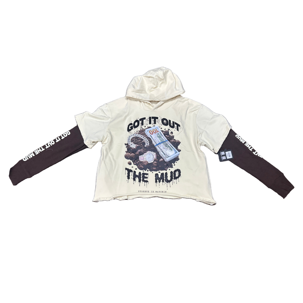 STREETZ IZ WATCHIN GET OUT THE MUD HOODIE by Streetz Iz Watchin