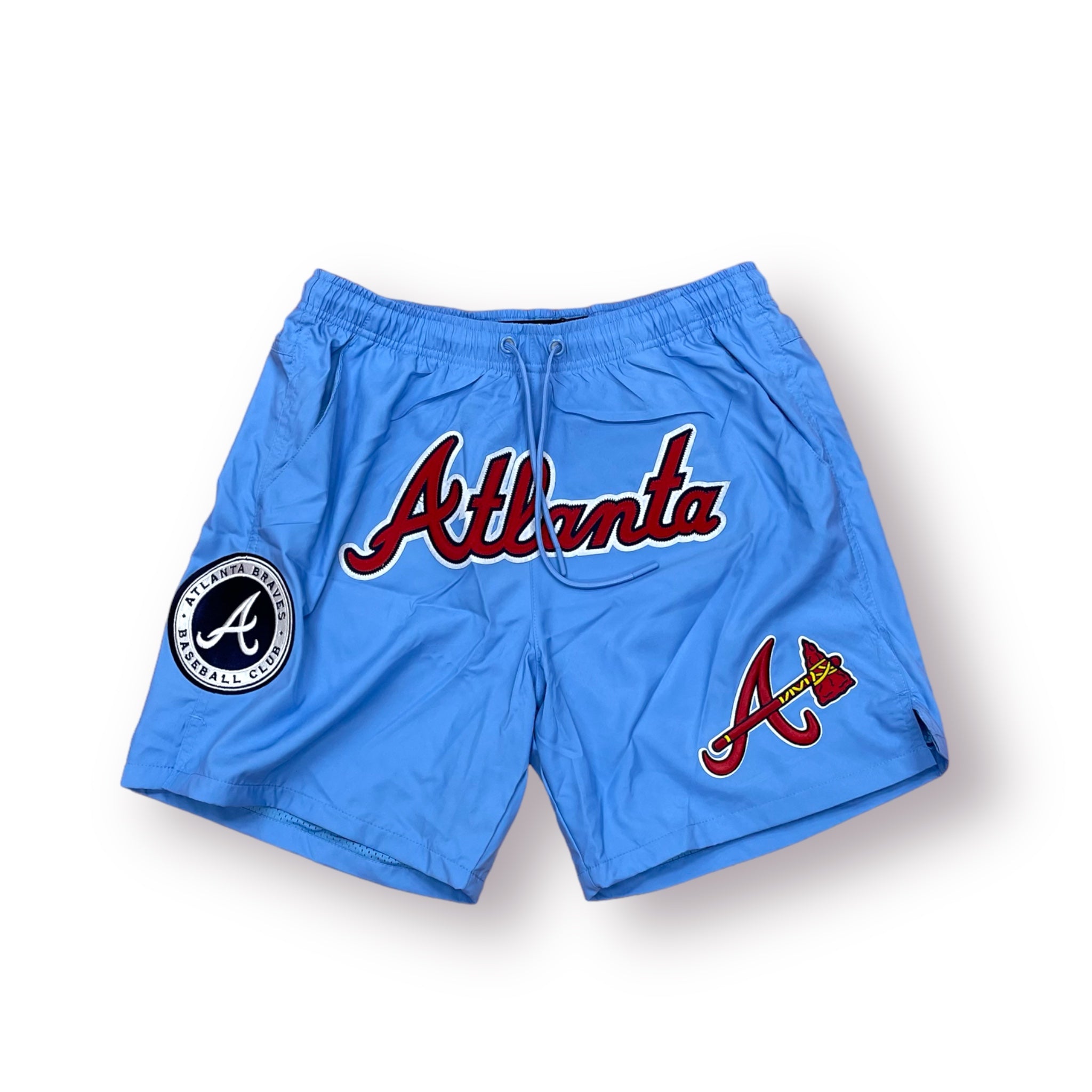 Atlanta Braves Pro Standard Logo Club Shorts - Pink