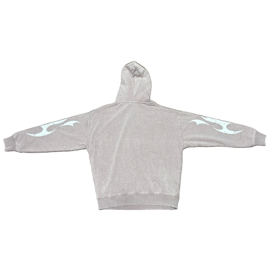 REBEL MINDS TRIBAL MINERAL OVERSIZED HOOIDE by Rebel Minds