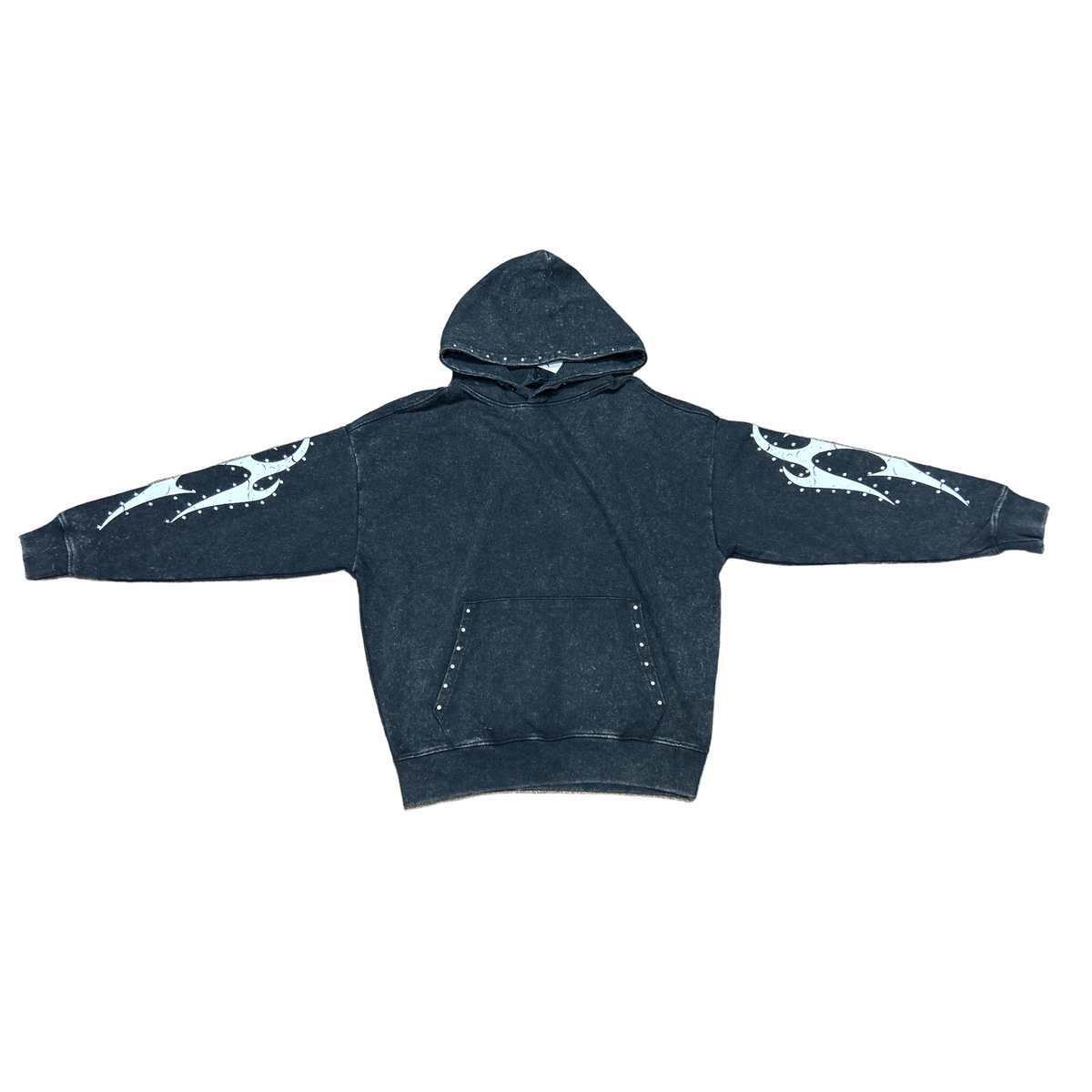 REBEL MINDS TRIBAL MINERAL OVERSIZED HOOIDE by Rebel Minds