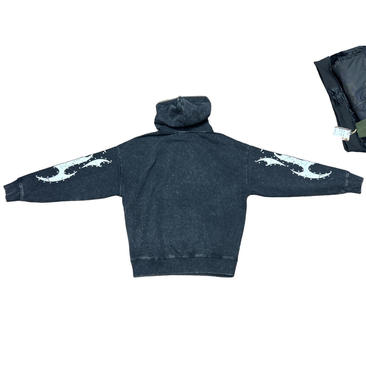 REBEL MINDS TRIBAL MINERAL OVERSIZED HOOIDE by Rebel Minds