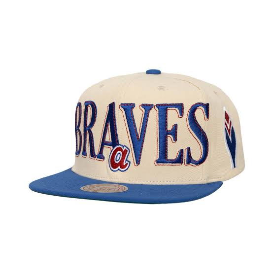 MITCHELL & NESS ACROSS THE BOARD BRAVES SNAPBACK by Mitchell and Ness