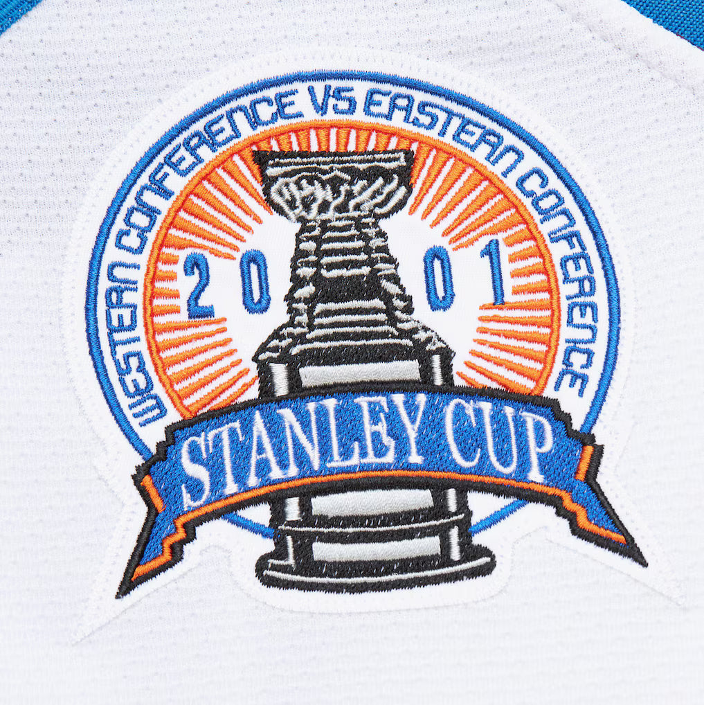 Mitchell and Ness Avalanche 2000-01 White Jersey