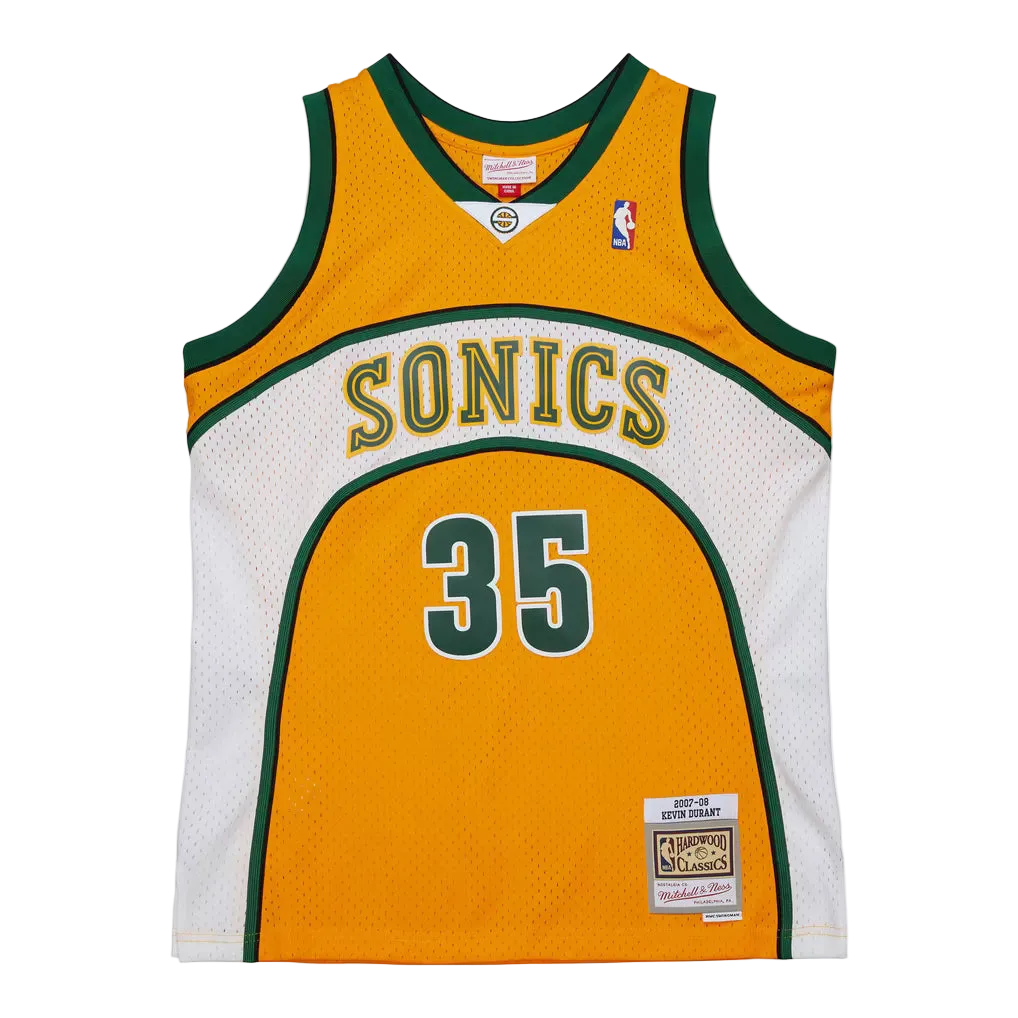 MITCHELL & NESS 2007 SEATTLE SUPERSONICS KEVIN DURANT ALTERNATE JERSEY by Mitchell and Ness