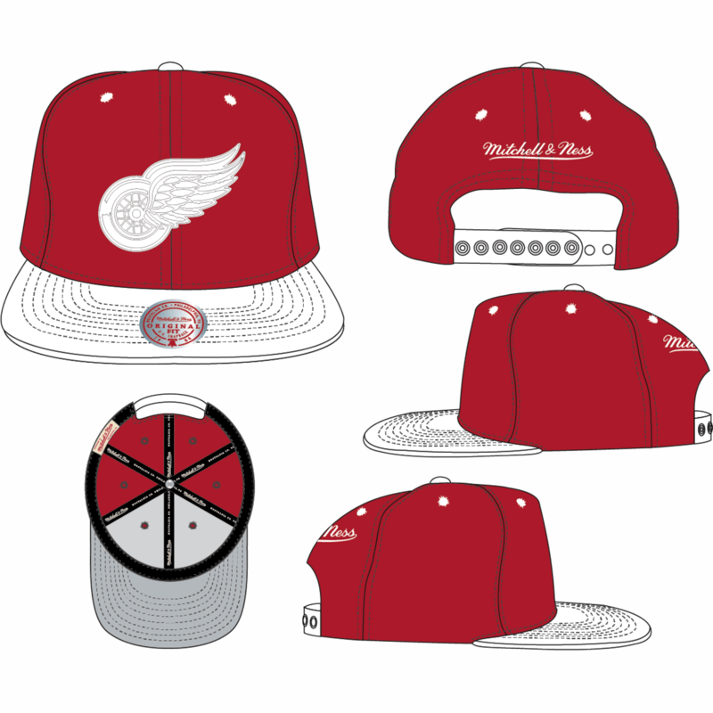 MITCHELL AND NESS DETROIT RED WINGS by Mitchell and Ness