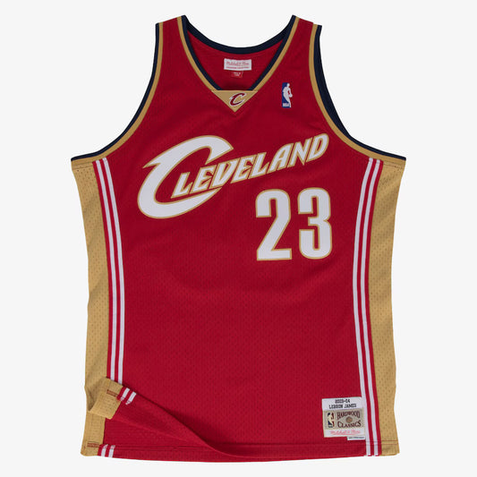 MITCHELL AND NESS NBA SWINGMAN ROAD JERSEY CLEVELAND CAVS 2003 LEBRON JAMES by Mitchell and Ness