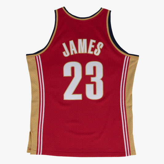 MITCHELL AND NESS NBA SWINGMAN ROAD JERSEY CLEVELAND CAVS 2003 LEBRON JAMES by Mitchell and Ness