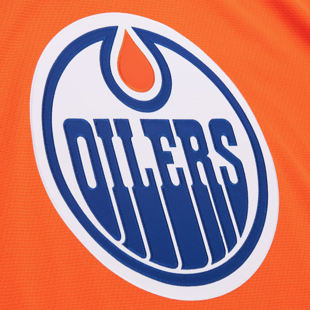 Mitchell and Ness Oilers Orange 2016 NHL Heritage Jersey