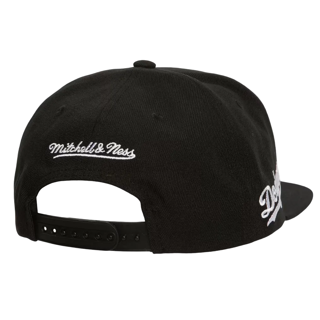 MITCHELL & NESS DODGERS BLACK & WHITE OG SNAPBACK by Mitchell and Ness