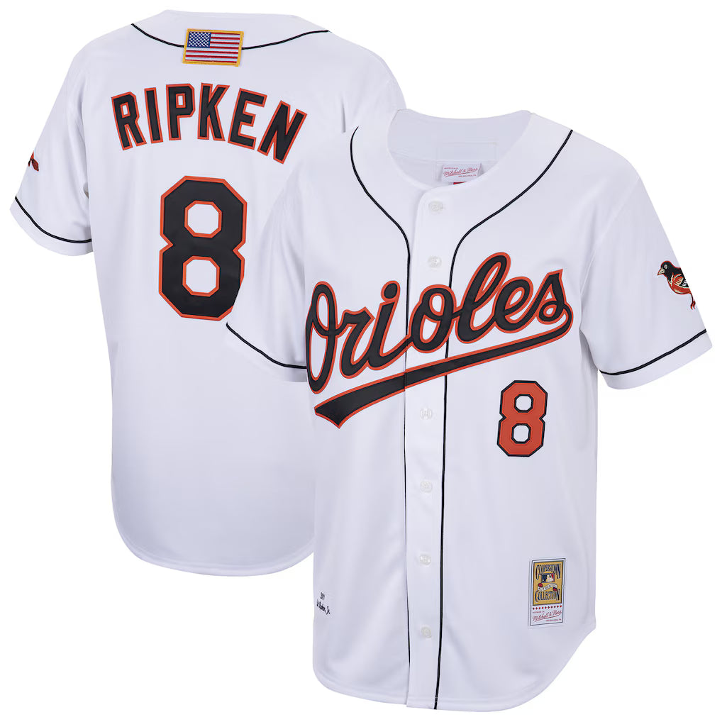 MITCHELL AND NESS AUTHENTIC BALTIMORE ORIOLES 2001 CAL RIPKEN JERSEY by Mitchell and Ness
