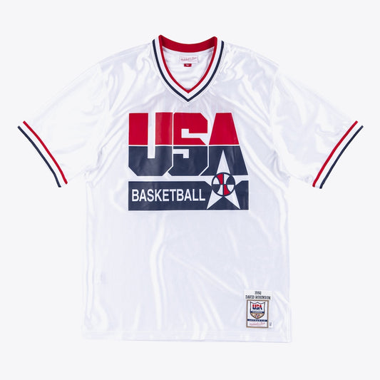 MITCHELL AND NESS TEAM USA 1992 SHOOTING SHIRT by Mitchell and Ness