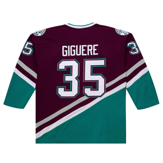 MITCHELL AND NESS NHL DARK ANAHEIM DUCKS 2002 J-S GIGUERE JERSYE by Mitchell and Ness