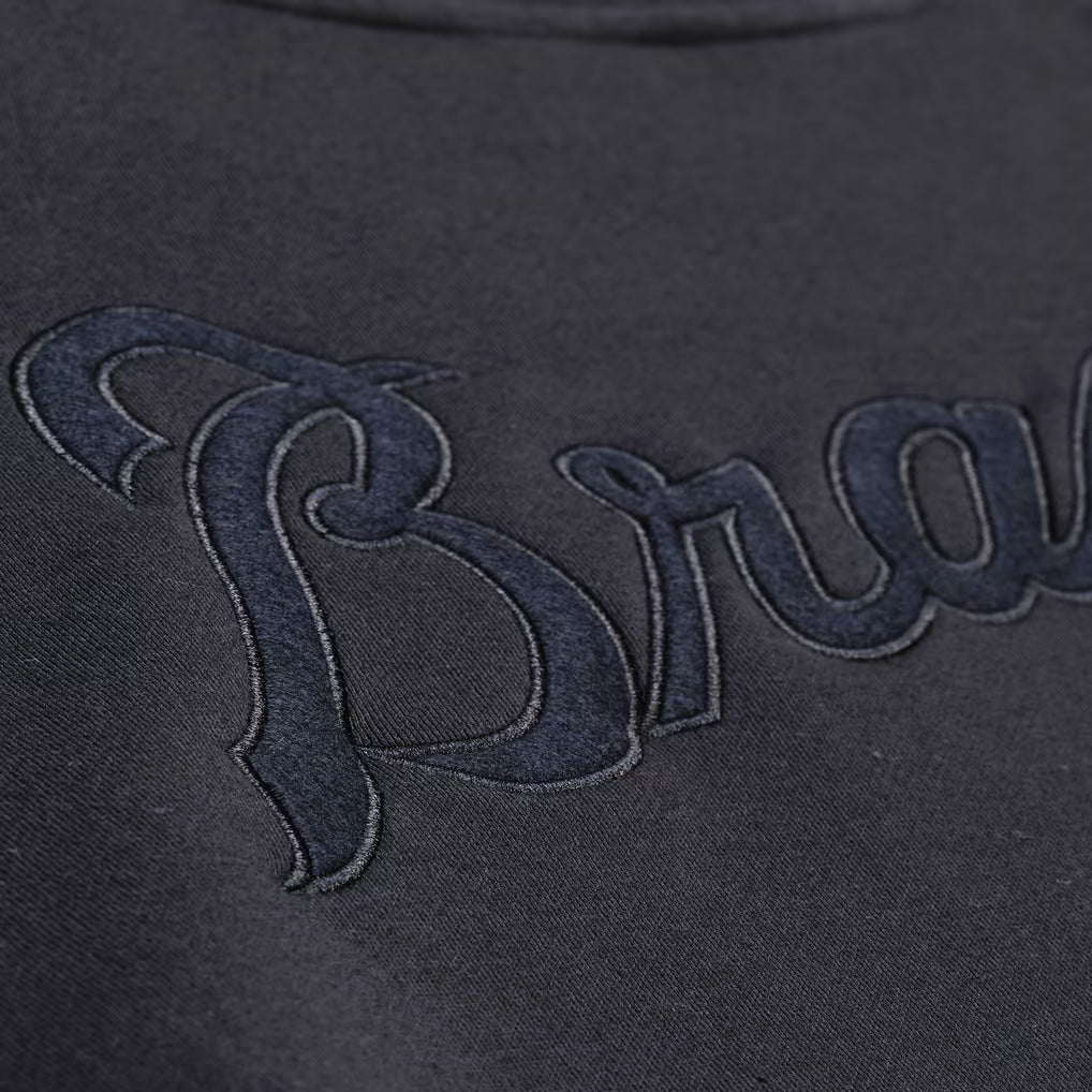 MITCHELL & NESS MLB ATLANTA BRAVES PHANTOM FLEECE CREWNECK SWEATSHIRT by Mitchell and Ness