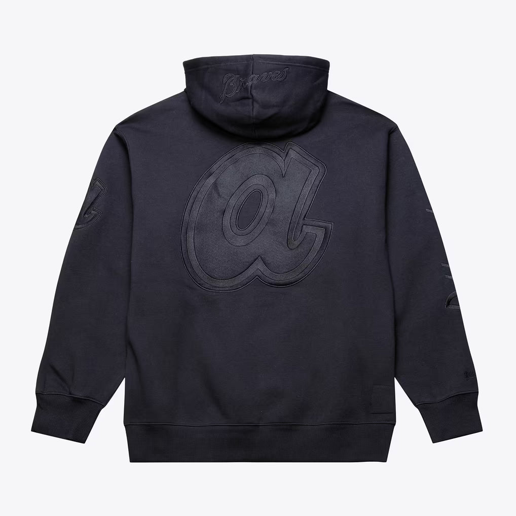 MITCHELL & NESS MLB ATLANTA BRAVES PHANTOM FLEECE HOODIE by Mitchell and Ness
