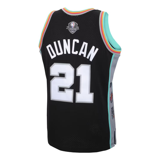 MITCHELL AND NESS NBA SWINGMAN 1997 SAN ANTONIO SPURS TIM DUNCAN JERSEY by Mitchell and Ness