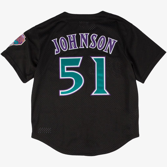MITCHELL AND NESS AIRZONA DIAMONDBACKS AUTHENTIC 1999 RANDY JOHNSON BP JERSEY by Mitchell and Ness