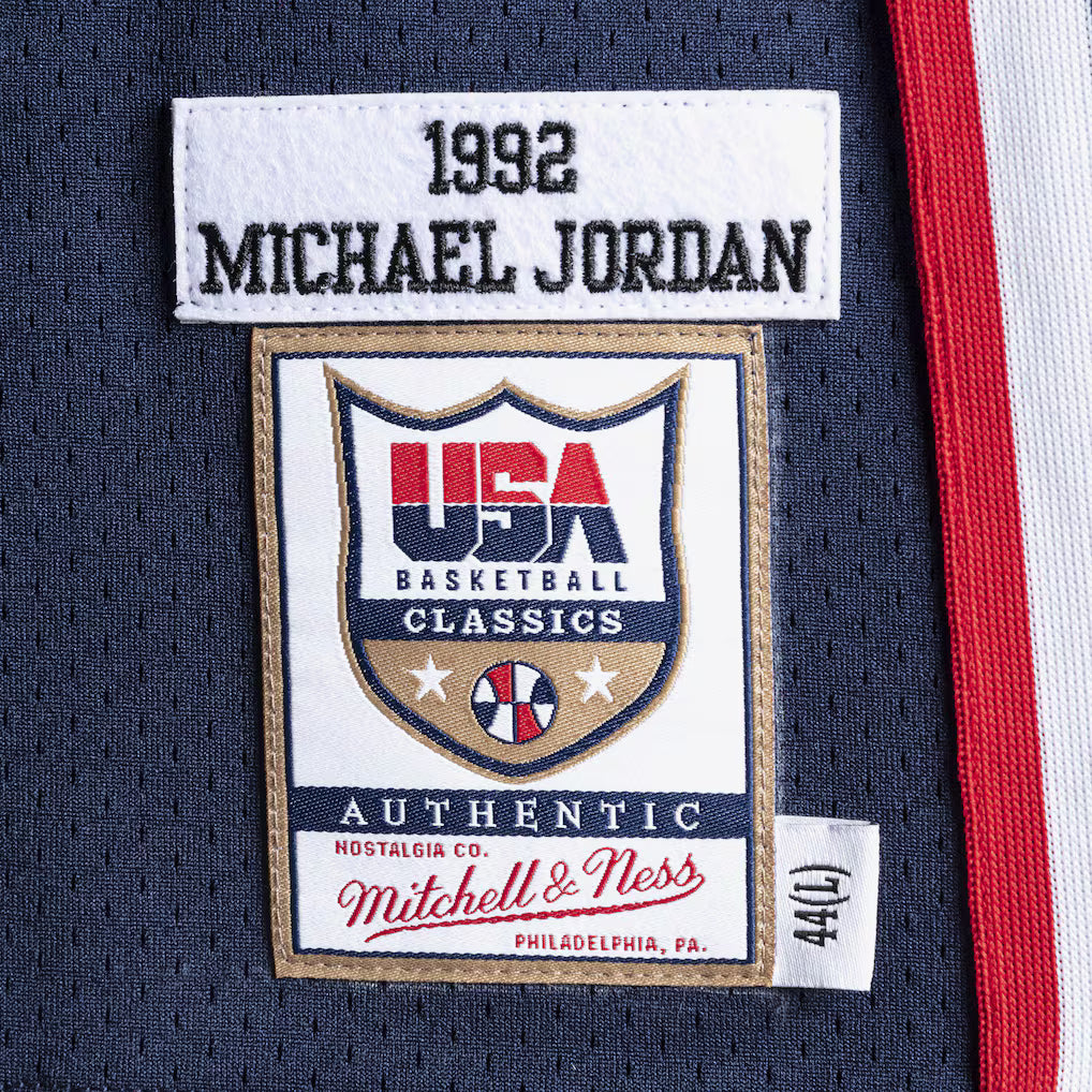 MITCHELL AND NESS MICHAEL JORDAN 1992 TEAM USA JERSEY by Mitchell and Ness