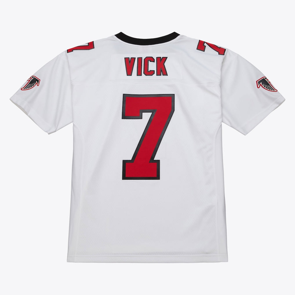 MITCHELL AND NESS NFL WHITE JERSEY ATLANTA FALCONS 2001 MICHAEL VICK JERSEY by Mitchell and Ness
