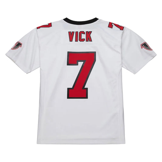MITCHELL AND NESS NFL WHITE JERSEY ATLANTA FALCONS 2001 MICHAEL VICK JERSEY by Mitchell and Ness