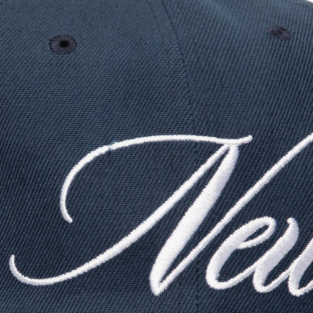 MITCHELL & NESS NEW YORK YANKEES JUST DON LUX SCRIPT SNAPBACK by Mitchell and Ness