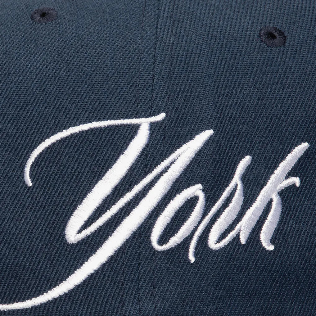 MITCHELL & NESS NEW YORK YANKEES JUST DON LUX SCRIPT SNAPBACK by Mitchell and Ness