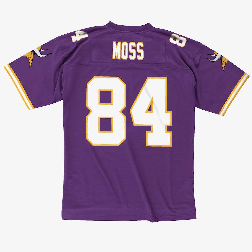 Mitchell and Ness Randy Moss Minnesota Vikings 1998 Purple Jersey