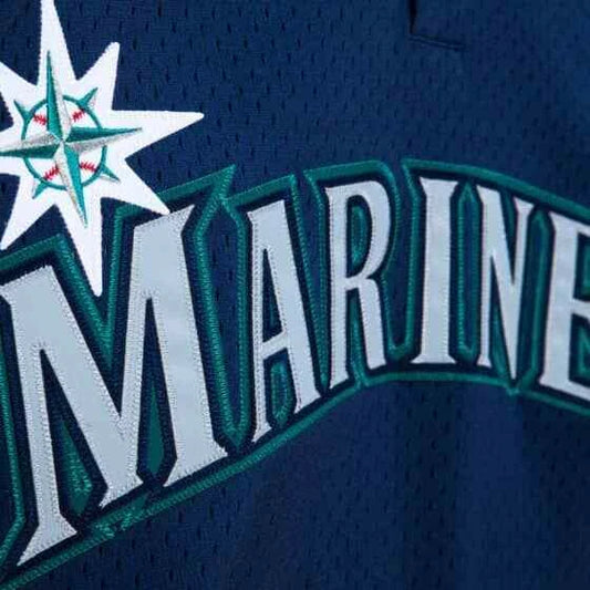 MITCHELL AND NESS SEATTLE MARINERS 2002 IRHIRO SUZUKI JERSEY by Mitchell and Ness