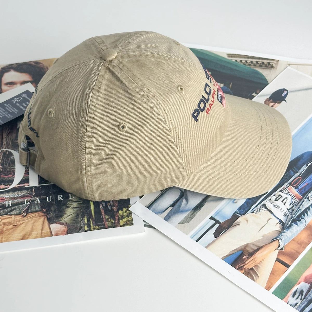 RALPH LAUREN TWILL CLASSIC SPORT CAP by Ralph Lauren